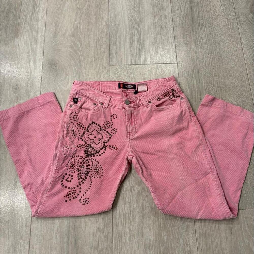 Bongo pink corduroy pants with ringtones. Size 5